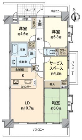 レールシティ大垣駅前 間取り レールシティ大垣駅前 間取り