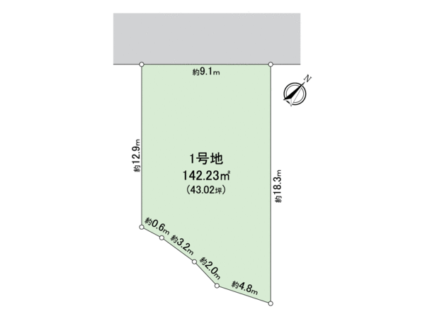 岐阜市宇佐 1号地 地形図 岐阜市宇佐 1号地 地形図