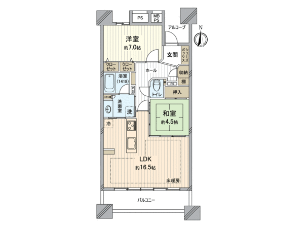 ライオンズ岐阜セントマークス弐番館 間取り ライオンズ岐阜セントマークス弐番館 間取り