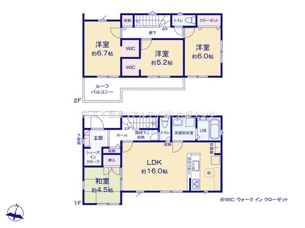 知多市新知字門田 戸建 1号棟 間取り 知多市新知字門田 戸建 1号棟 間取り