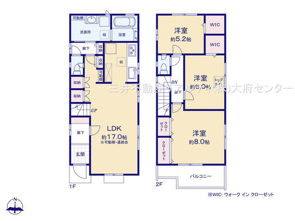 知多市八幡字曽山 戸建 3号棟 間取り 知多市八幡字曽山 戸建 3号棟 間取り
