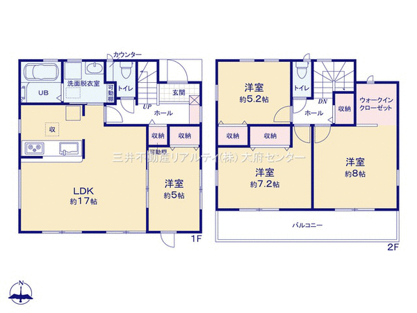 半田市宮本町三丁目 戸建 2号棟 間取り 半田市宮本町三丁目 戸建 2号棟 間取り