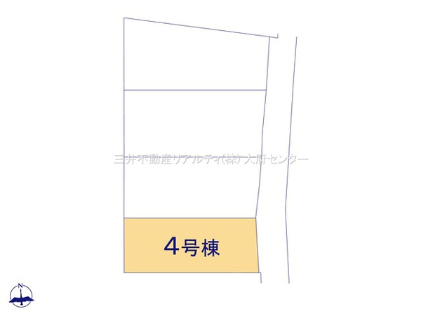 知多郡東浦町大字石浜字桜見台 戸建 4号棟 全体区画図 知多郡東浦町大字石浜字桜見台 戸建 4号棟 全体区画図