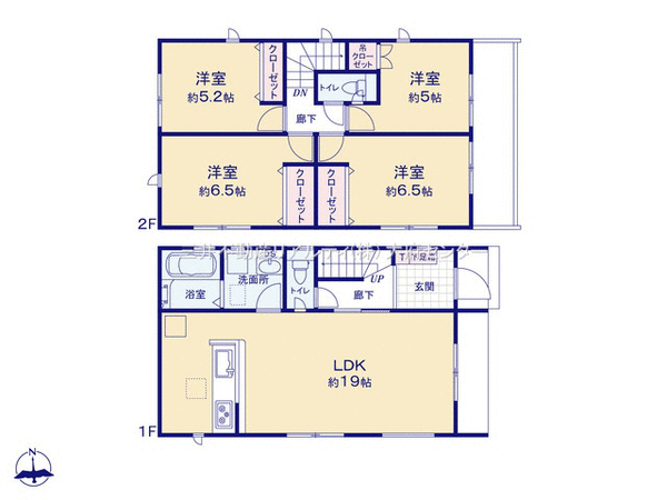 知多郡東浦町大字石浜字桜見台 戸建 3号棟 間取り 知多郡東浦町大字石浜字桜見台 戸建 3号棟 間取り