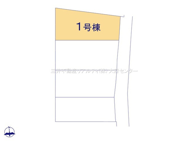 知多郡東浦町大字石浜字桜見台 戸建 1号棟 全体区画図 知多郡東浦町大字石浜字桜見台 戸建 1号棟 全体区画図