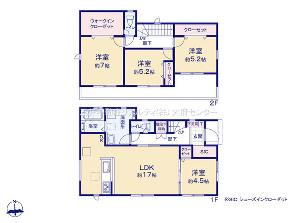 知多郡東浦町大字石浜字桜見台 戸建 1号棟 間取り 知多郡東浦町大字石浜字桜見台 戸建 1号棟 間取り