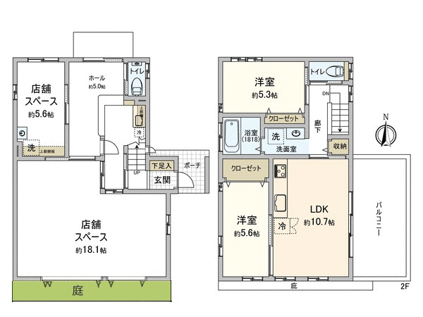 名古屋市緑区桶狭間上の山 戸建 間取り 名古屋市緑区桶狭間上の山 戸建 間取り