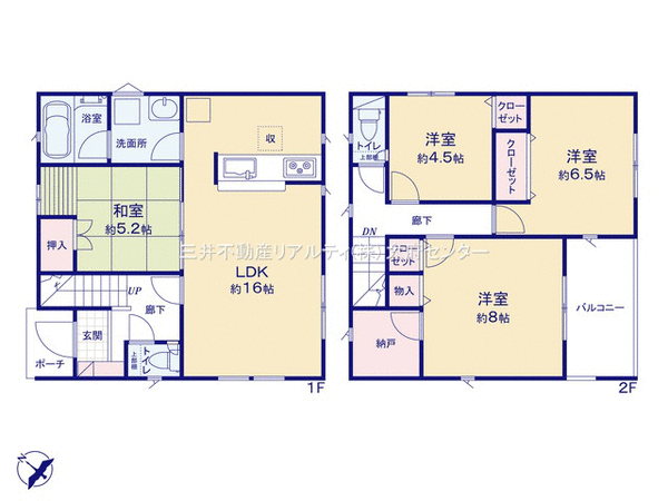 半田市瑞穂町七丁目 戸建 2号棟 間取り 半田市瑞穂町七丁目 戸建 2号棟 間取り