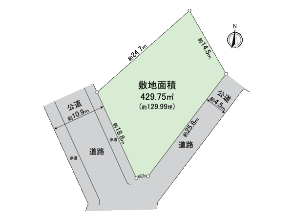 天白区御幸山 土地 地形図 天白区御幸山 土地 地形図