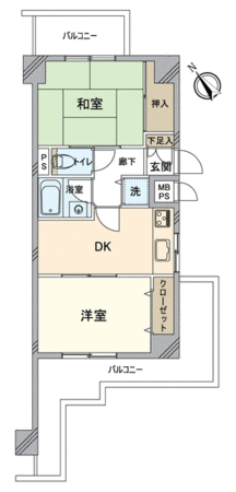ライオンズマンション杁中ガーデン C棟 間取り ライオンズマンション杁中ガーデン C棟 間取り