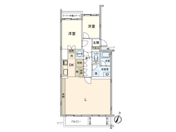 イトーピア表山ハイツ 7号棟 間取り イトーピア表山ハイツ 7号棟 間取り