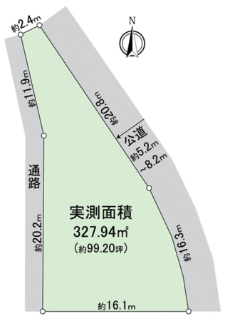 天白区八事石坂 土地 地形図 天白区八事石坂 土地 地形図