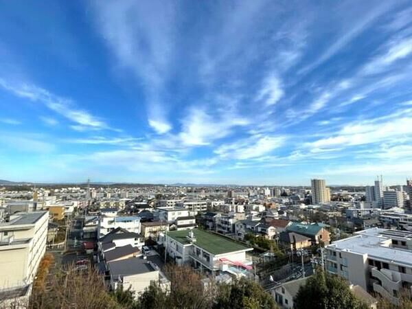 西一社第2団地102号棟 バルコニーからの眺望 西一社第2団地102号棟 バルコニーからの眺望