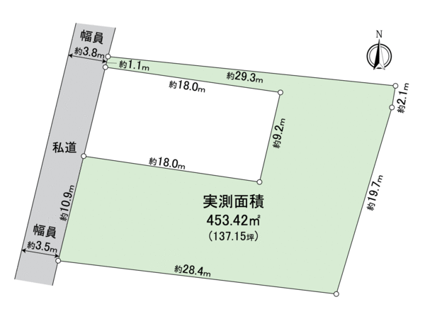 天白区八事石坂 土地 地形図 天白区八事石坂 土地 地形図