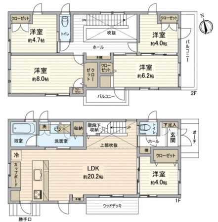長久手市打越 戸建 間取り 長久手市打越 戸建 間取り