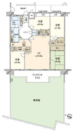 ポレスター桑名弐番館 間取り ポレスター桑名弐番館 間取り