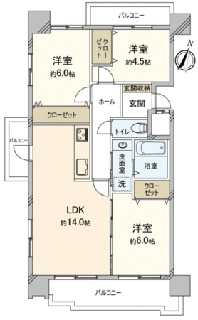エスポア桑名2 間取り エスポア桑名2 間取り