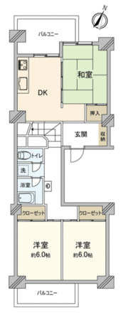 中富住宅 東棟 間取り 中富住宅 東棟 間取り
