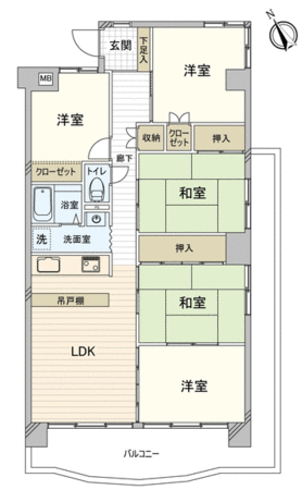 三井大曽根ハイツ 間取り 三井大曽根ハイツ 間取り