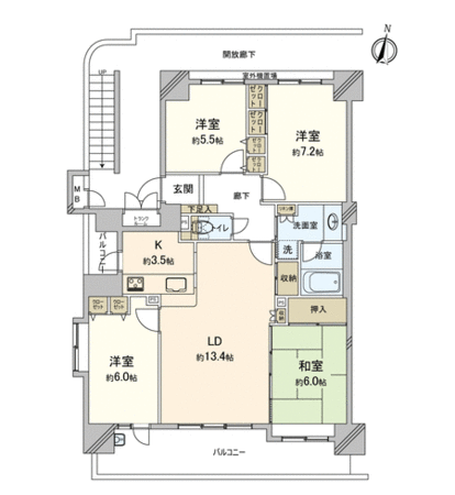 メイツ黒川 間取り メイツ黒川 間取り