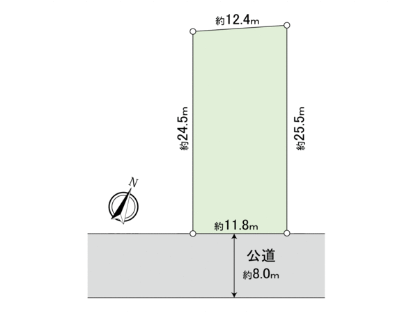 西区花原町 土地 間取り 西区花原町 土地 間取り