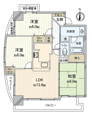 コンセール金山南 間取り コンセール金山南 間取り