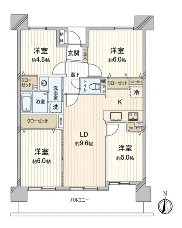 宝マンション六番町第3 間取り 宝マンション六番町第3 間取り