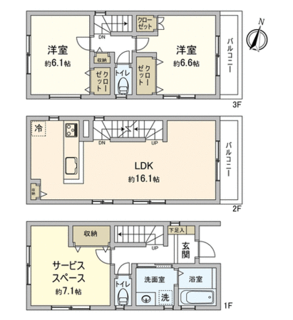 熱田区五本松町 新築戸建 間取り 熱田区五本松町 新築戸建 間取り