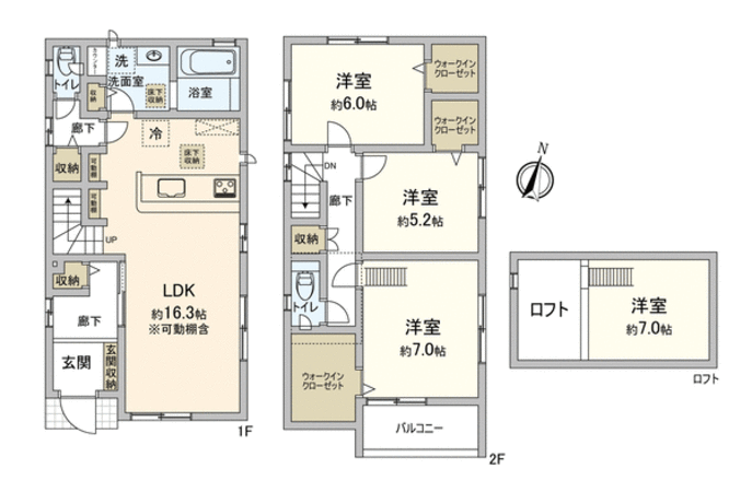 南区明治2丁目 新築戸建 間取り 南区明治2丁目 新築戸建 間取り
