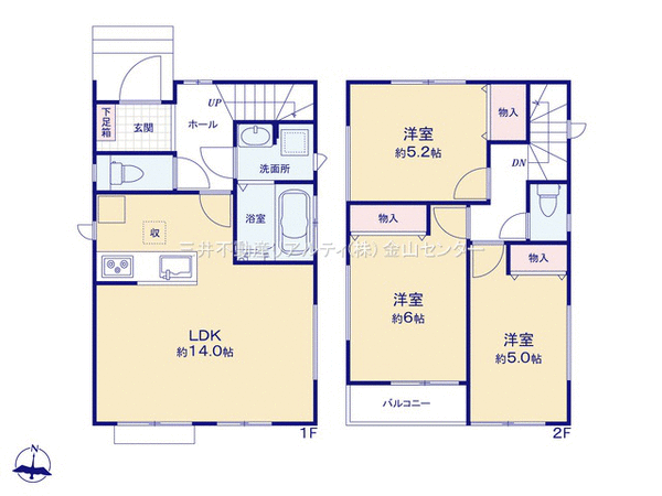 南区天白町3丁目 新築戸建 間取り 南区天白町3丁目 新築戸建 間取り