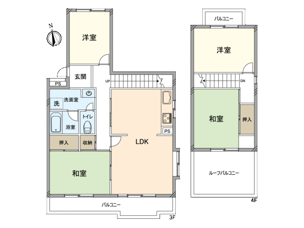 メゾン豊年町2号棟 間取り メゾン豊年町2号棟 間取り