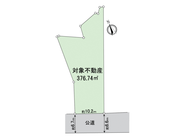 東区名島四丁目土地 地形図 東区名島四丁目土地 地形図
