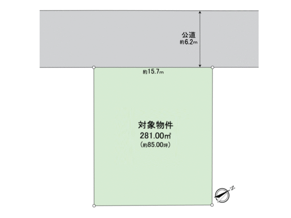 宗像市日の里9丁目土地 地形図 宗像市日の里9丁目土地 地形図