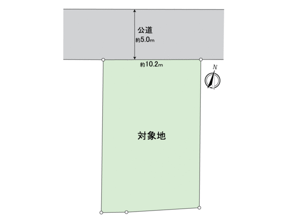 東区香椎駅東4丁目土地 地形図 東区香椎駅東4丁目土地 地形図