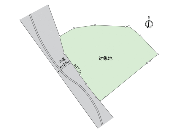 東区香椎駅前1丁目 土地 地形図 東区香椎駅前1丁目 土地 地形図