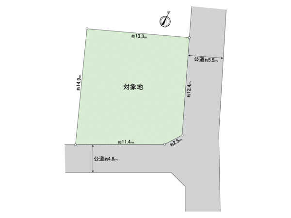 新宮東3丁目土地 地形図 新宮東3丁目土地 地形図