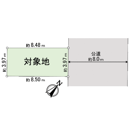 博多区神屋町土地 地形図 博多区神屋町土地 地形図