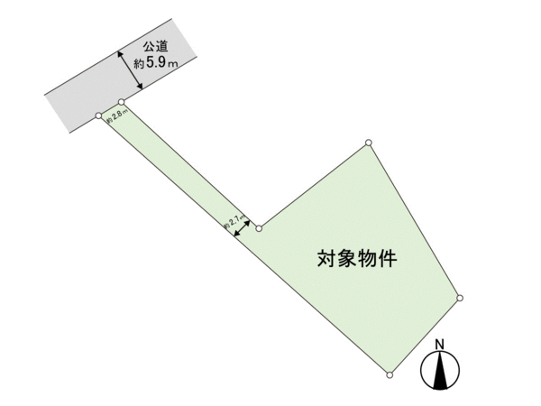 南区平和2丁目 土地 地形図 南区平和2丁目 土地 地形図
