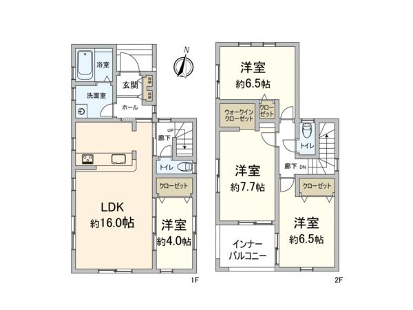 南区皿山1丁目新築戸建 間取り 南区皿山1丁目新築戸建 間取り