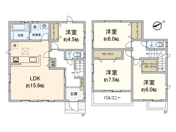 南区和田4丁目新築戸建2号棟 間取り 南区和田4丁目新築戸建2号棟 間取り