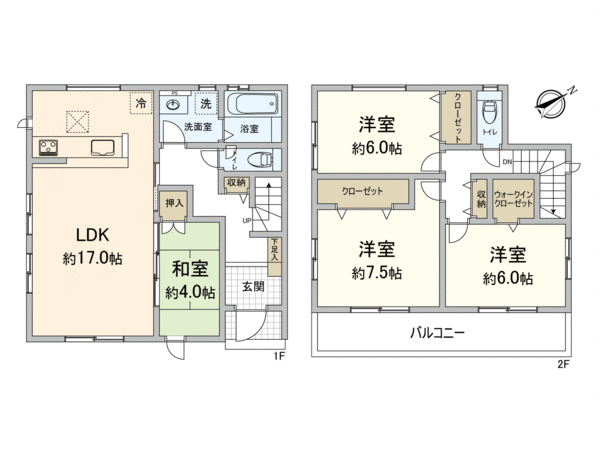 南区和田4丁目新築戸建1号棟 間取り 南区和田4丁目新築戸建1号棟 間取り