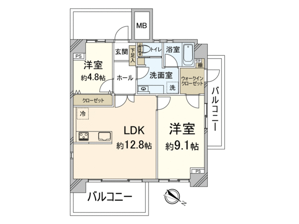エフスタイル西新 間取り エフスタイル西新 間取り
