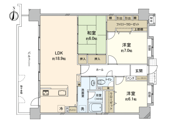 アンピール姪浜駅南 間取り アンピール姪浜駅南 間取り