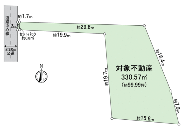 中央区桜坂一丁目 土地 地形図 中央区桜坂一丁目 土地 地形図