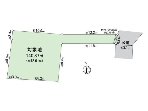 鳥飼3丁目 土地 地形図 鳥飼3丁目 土地 地形図