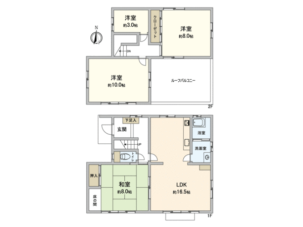 老司3丁目戸建 間取り 老司3丁目戸建 間取り
