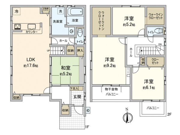 南区中尾2丁目 新築戸建 間取り 南区中尾2丁目 新築戸建 間取り