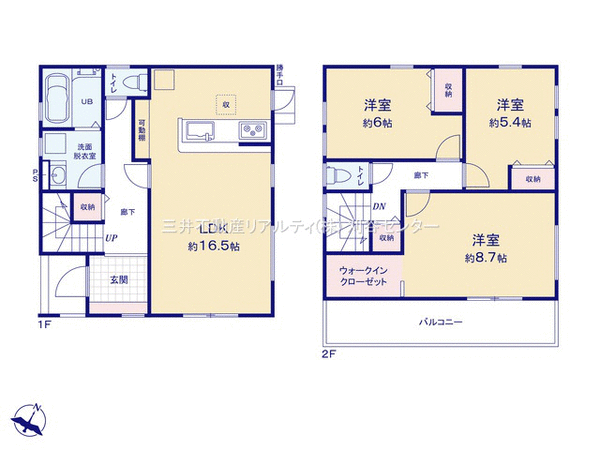 刈谷市今川町上池 新築戸建2号棟 間取り 刈谷市今川町上池 新築戸建2号棟 間取り