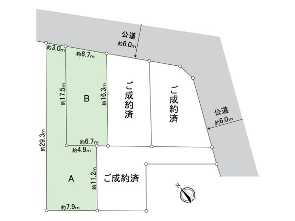 刈谷市築地町4丁目 B区画 間取り 刈谷市築地町4丁目 B区画 間取り