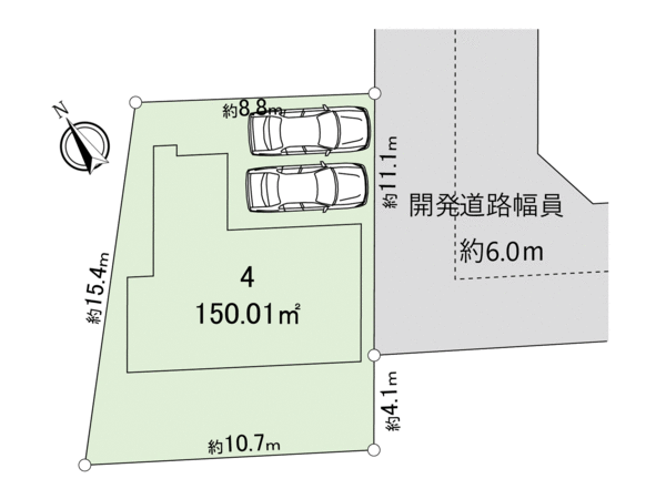 岡崎市鴨田町字山畔 4区画 地形図 岡崎市鴨田町字山畔 4区画 地形図